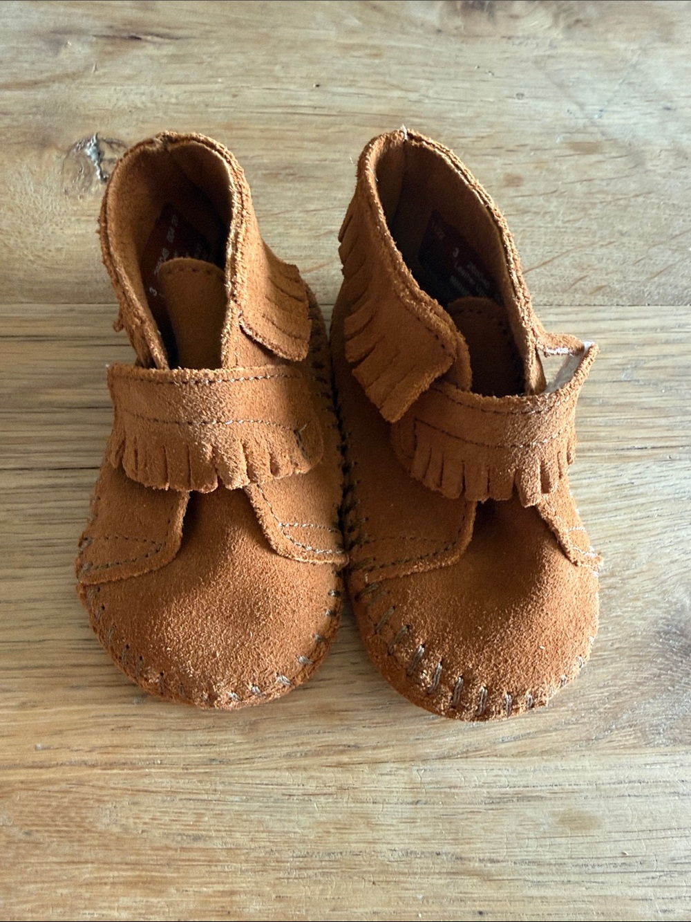 Minnetonka Toddler Fringe Moccasin Boots